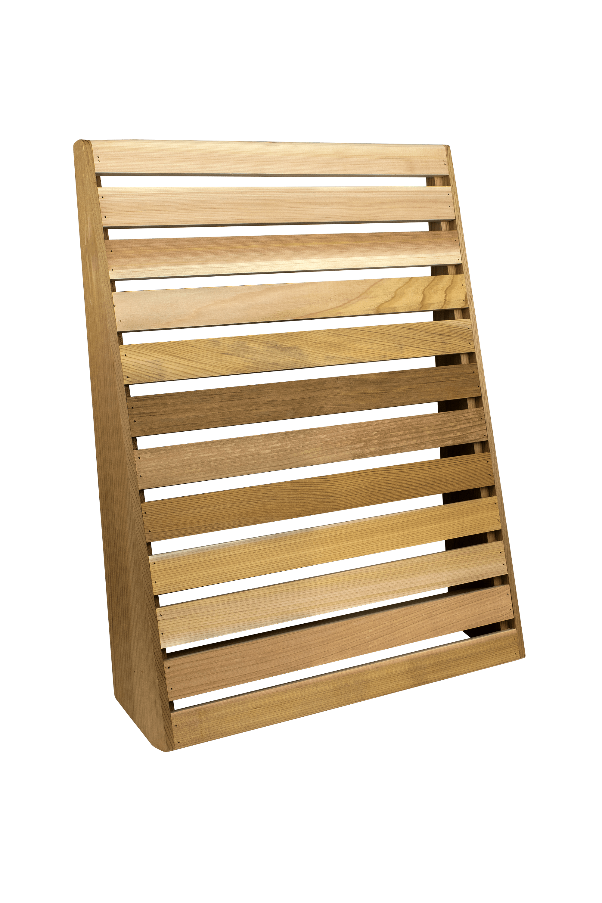 Sauna Backrest Made from Real Cedar